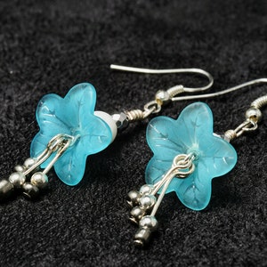 Flower Drop Earrings image 3