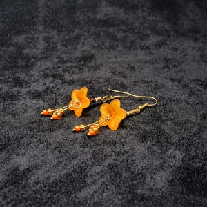 Flower Drop Earrings image 6