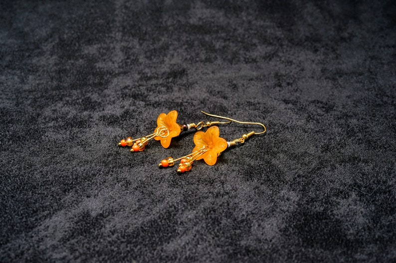 Flower Drop Earrings image 6