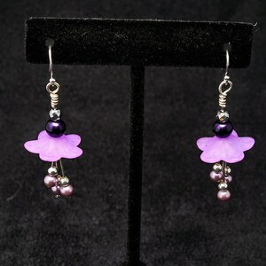 Flower Drop Earrings image 2