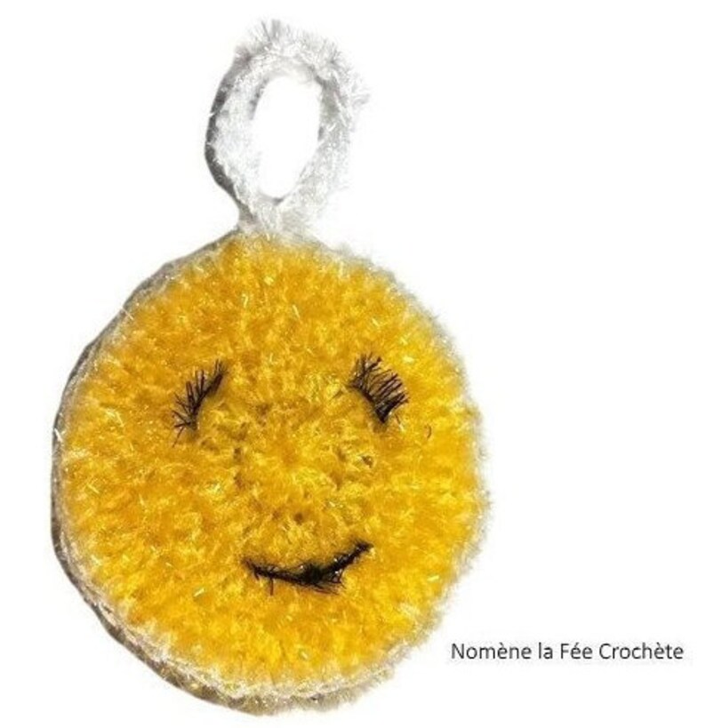Eponge tawashi sourire smile pour vaisselle ou image 6