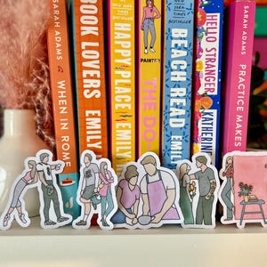 Sarah Adams handmade stickers, with Beg, Borrow or Steal, The Cheat Sheet, When in Rome, Practice Makes Perfect, The Rule Book