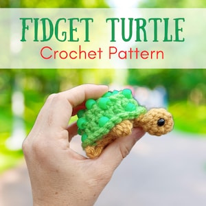 Modèles de tortue agitée au crochet, Amigurumi sans couture/petites coutures, Peluche tortue en perles, Modèles faciles à confectionner pour débutants