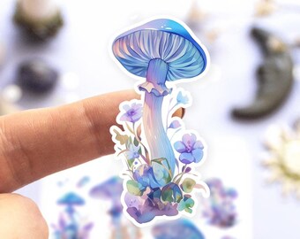 Feuille d'autocollants champignons magiques, Stickers champignons pastel, Stickers bujo esthétiques, feuille d'autocollants automne, feuille d'autocollants déco champignons magiques