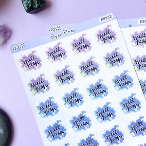 Spell Prep Stickers, Witch Planner Sticker, Pagan Planner Stickers, Witchcraft Stickers, Witch Stickers for Planner, Spell Sticker Grimoire