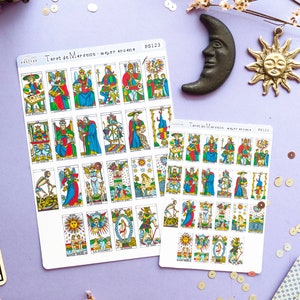 Rider Waite Major Arcana Stickers for Journaling – aastrae