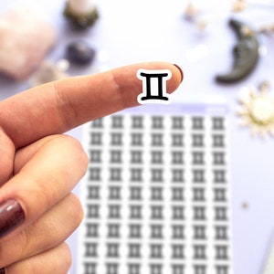 Sterrenbeeld Stickers Gemini Stickers • Astrologie Icons Stickers voor Planner