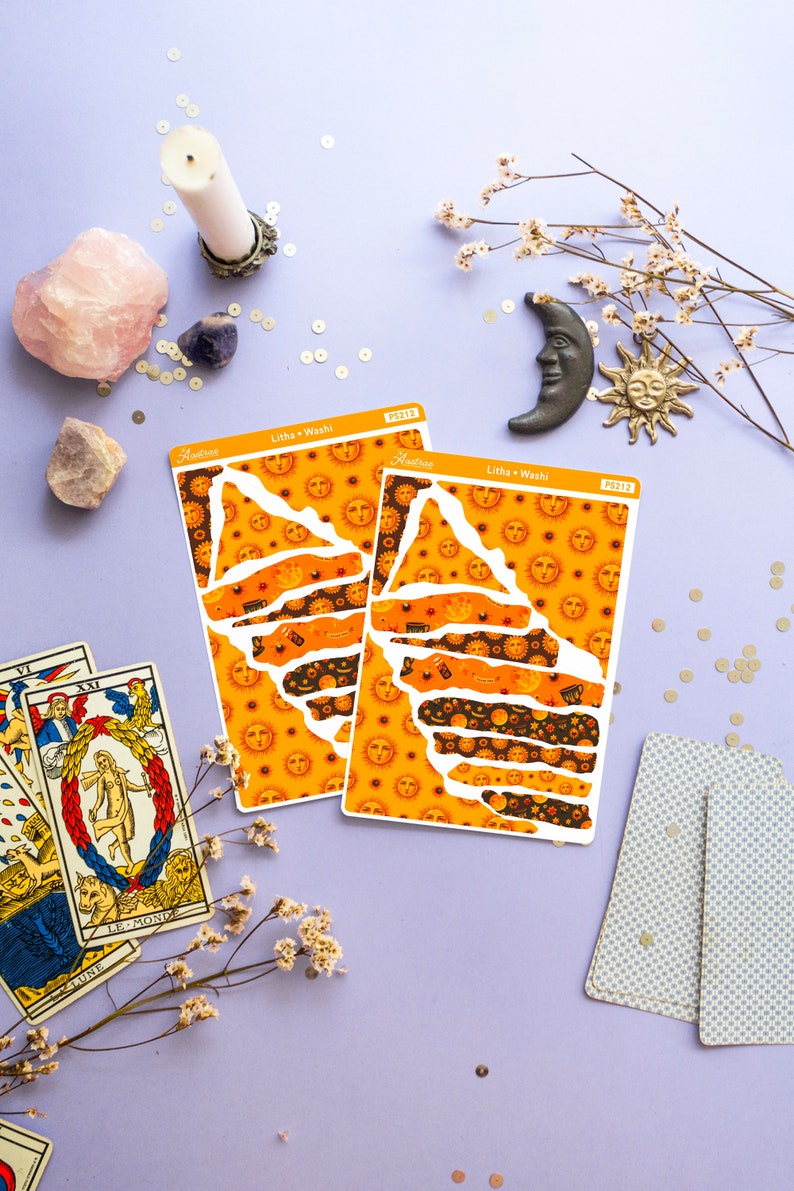 Litha Planner Stickers, Pagan Stickers for Planner, Summer Planner Stickers, Wicca Journal, Wiccan Stickers, Pagan Planner Stickers, BoS image 7