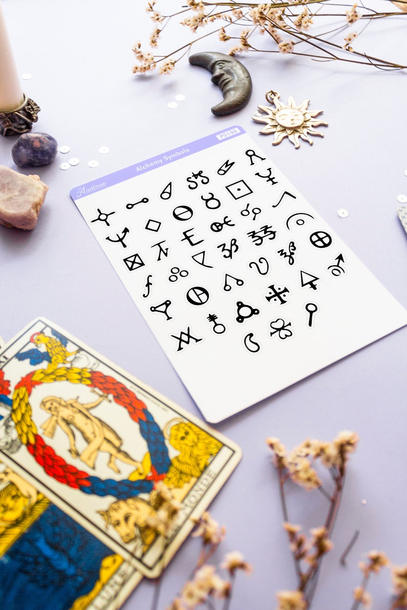 Alchemy Stickers, Alchemy Symbols Stickers, Alchemical Symbols ...