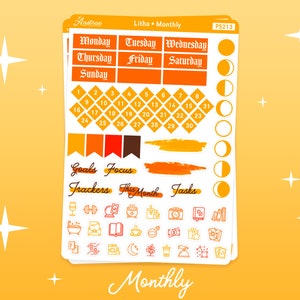 Litha Planner Stickers, Pagan Stickers for Planner, Summer Planner Stickers, Wicca Journal, Wiccan Stickers, Pagan Planner Stickers, BoS Monthly