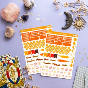 Litha Planner Stickers, Pagan Stickers for Planner, Summer Planner Stickers, Wicca Journal, Wiccan Stickers, Pagan Planner Stickers, BoS image 9