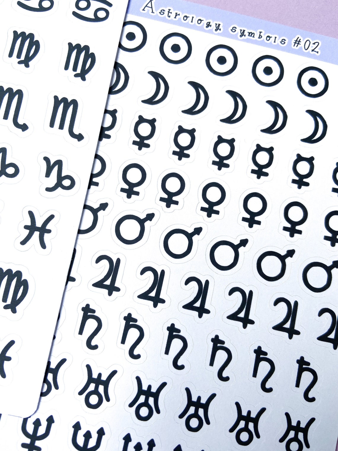 astrology stickers bundle zodiac stickers for planner