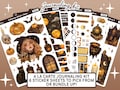 Halloween Witch Planner Stickers, Witchy October Halloween Bullet Journal Monthly Journaling Stickers Kit, Halloween Bujo Sticker Sheet product logo