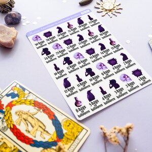 Halloween Countdown Stickers, Countdown to Halloween Stickers Sheet, Halloween Planner Stickers, Halloween Bujo Stickers, Halloween Journal image 9