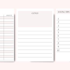 Printable Monthly Budget Organizer, Printable Monthly Organizer for ...