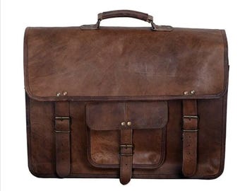 Oklahoma Seal Leather Crossbody Messenger Bag – Vintage 1907 Style