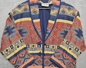 Vintage Silverstream Blazer  Southwestern Tapestry Pattern