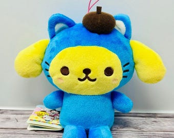 Sanrio Pompompurin Chibi Blue Cat Costume Plush Official Small Japan US Seller