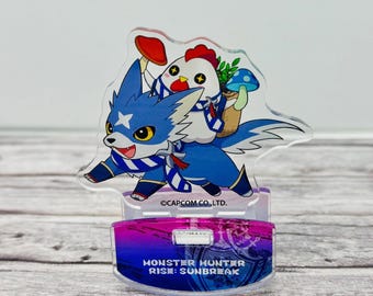 Monster Hunter Rise Sunbreak Palamute Acrylic Stand Official Japan US Seller