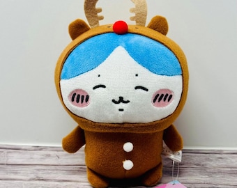 Chiikawa Hachiware Reindeer Plush Small New Official Japan Import US Seller