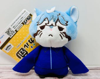 Araiguma Calcal-dan Komikaru Blue Raccoon Plush Sega Small Japan Vendedor estadounidense