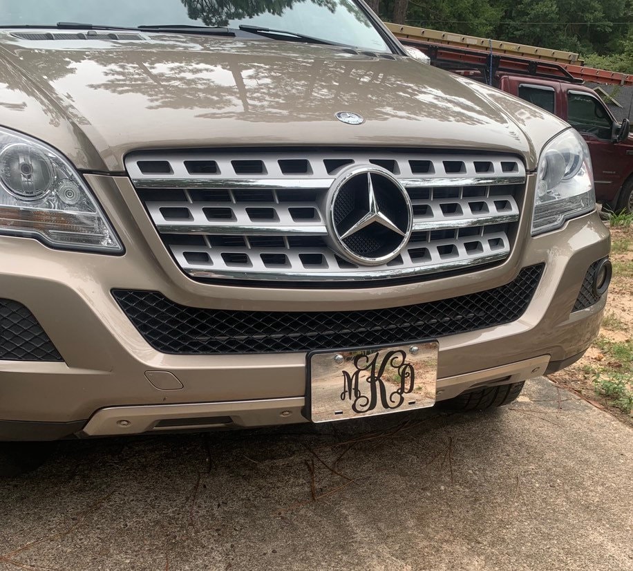 Personalized Mirror License Plate Monogram Car Tag, Chrome Monogram License Plate Personalized Car Tag, Birthday,Inexpensive Gift Cheap Gift