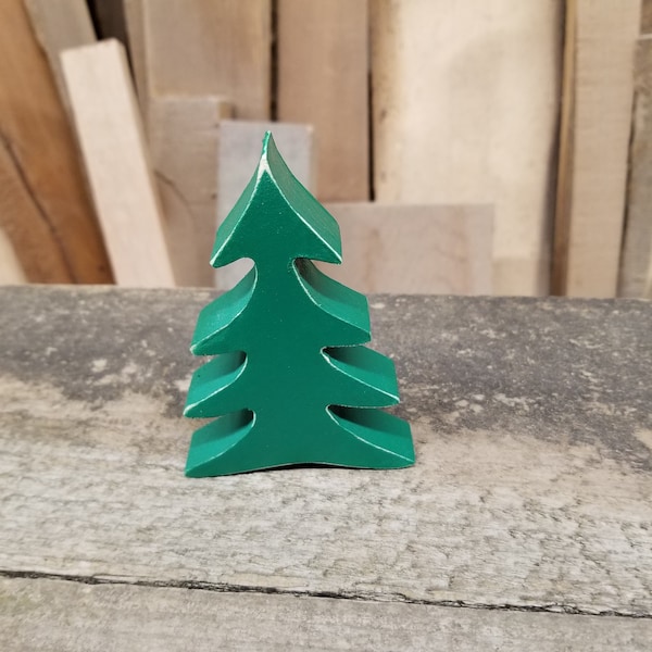 wood evergreen Christmas tree farmhouse wooden christmas tree rustic wood tree decoration