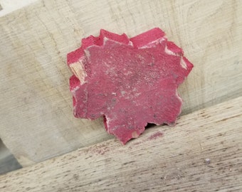 reclaimed wood red maple leaf decoration