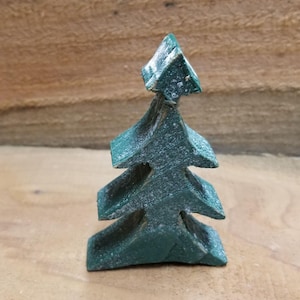 barnwood groenblijvende kerstboomdecoratie 3 1/2 inch hoog