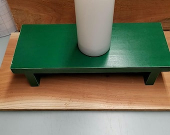 wood riser  wood platform wood pedestal wedding decoration riser centerpiece riser candle stand plant stand