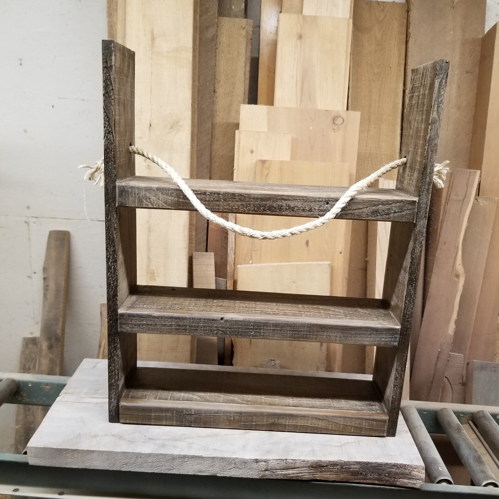 Farmhouse barn wood shelf Etsy