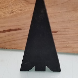 modern wood Christmas tree triangle 5  1/4 inches tall