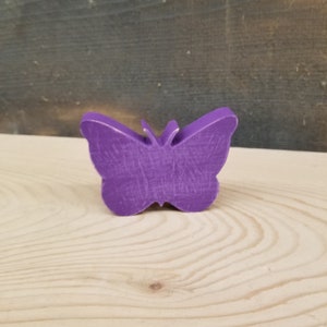 wood butterfly purple butterfly summer decoration butterfly decoration wooden butterfly