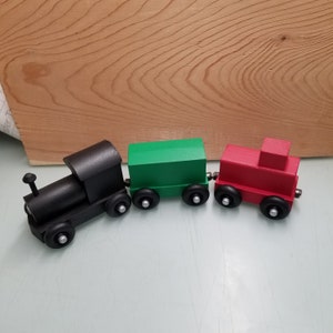 wood train kids play toy pretend play Christmas train