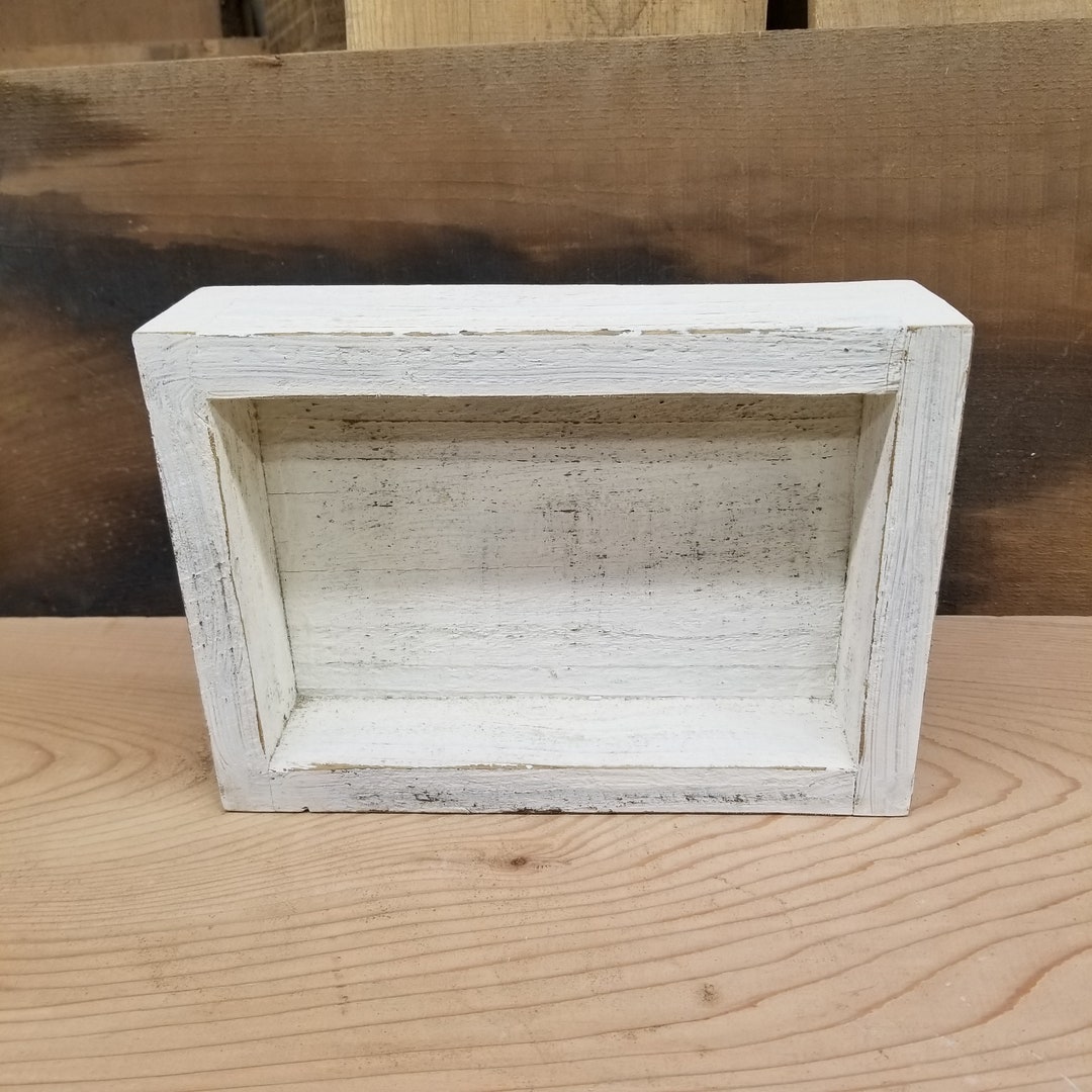 Rustic Shadow Box Rustic Wood Box Barnwood Reclaimed Wood Farmhouse ...