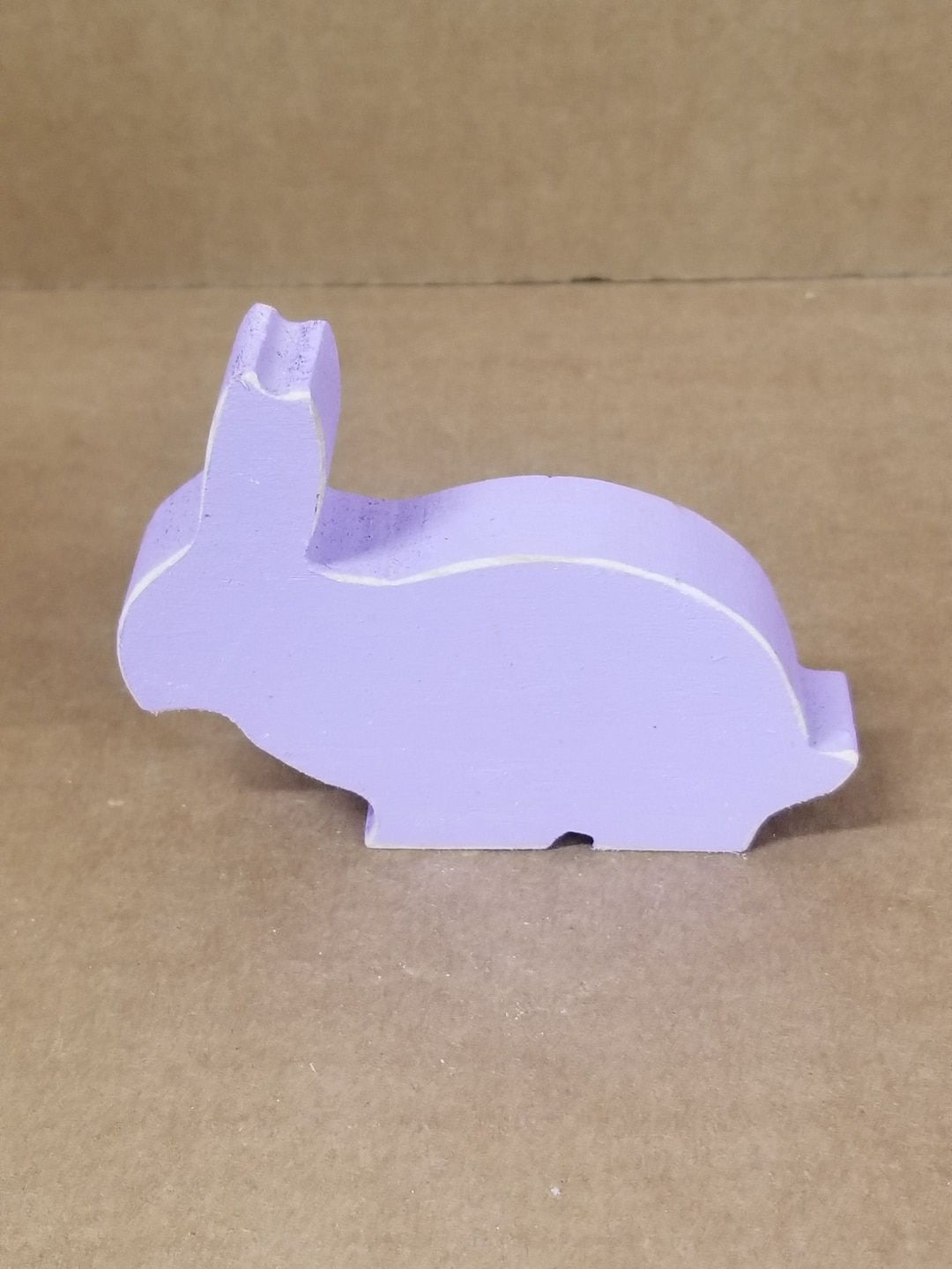 Wood Bunny Purple Bunny Easter Bunny Table Decoration Home Decoration ...