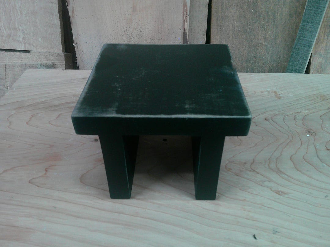 Wood Square Riser 4 Inches Tall Black - Etsy