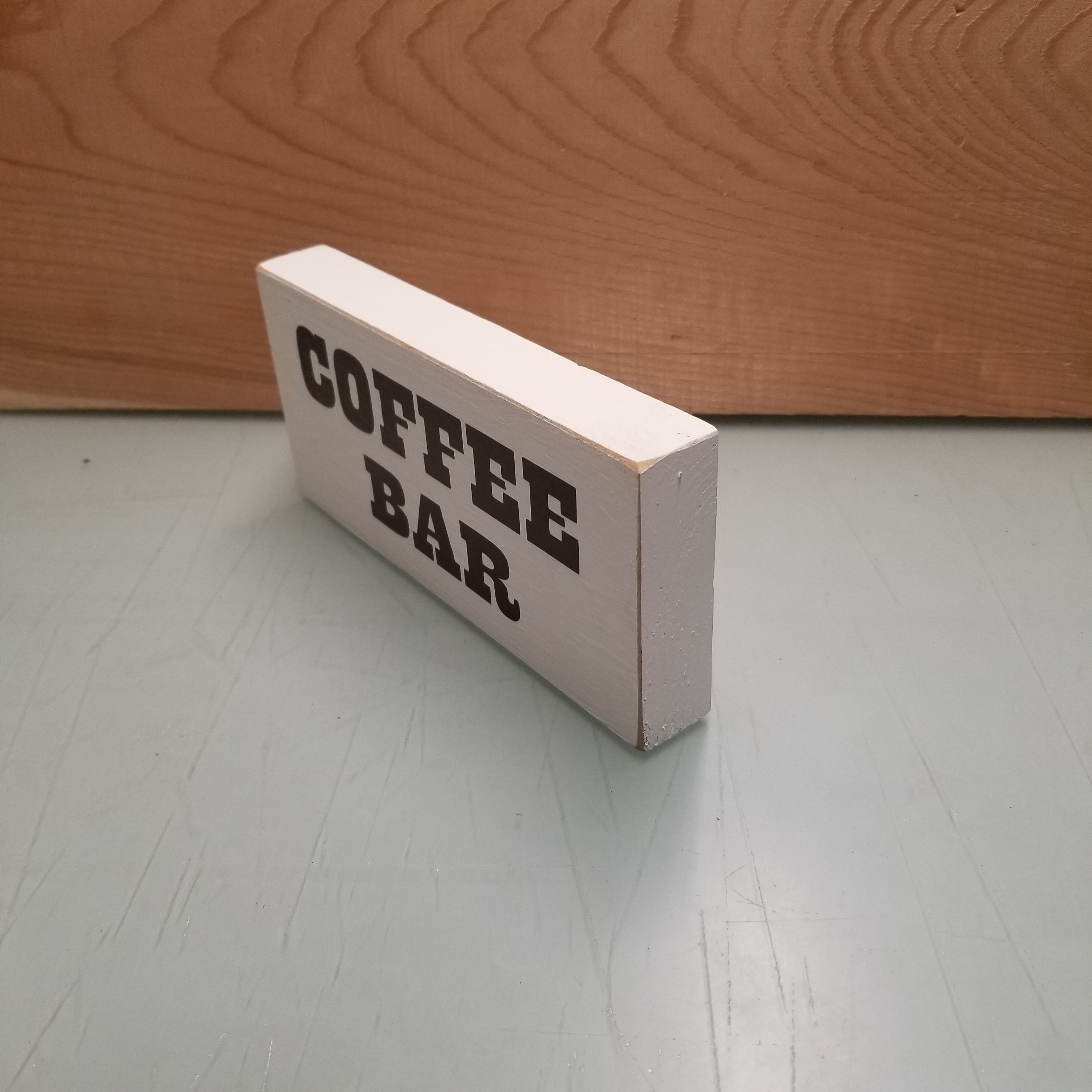 Coffee Bar Wood Block Sign Wooden Sign Coffee Thyme Sign Farmhouse Wood ...