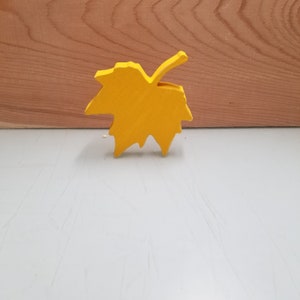 wood maple leaf yellow maple leaf decoration fall leaf decoration fall harvest leaf decoration