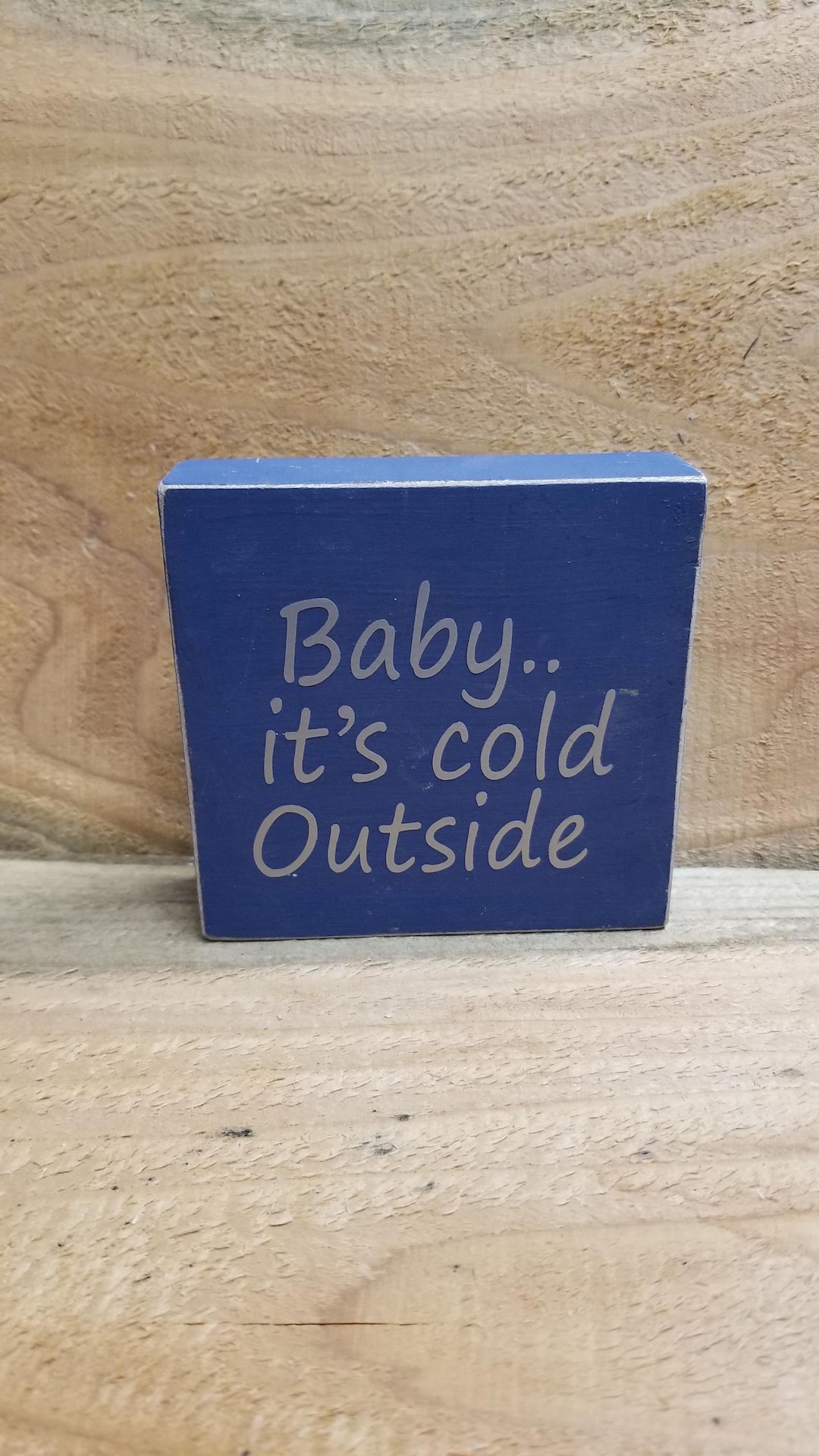 Baby Its Cold Outside Wood Winter Sign - Etsy