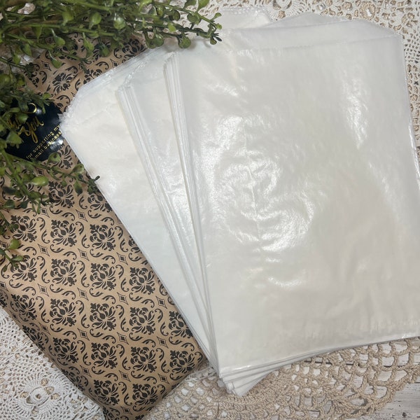 BULK BUY - Glassine Bags - Set 50   (G6)