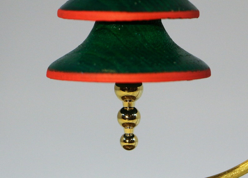 A ORN125 Wooden Christmas Tree With Brass Finials Suitable - Etsy