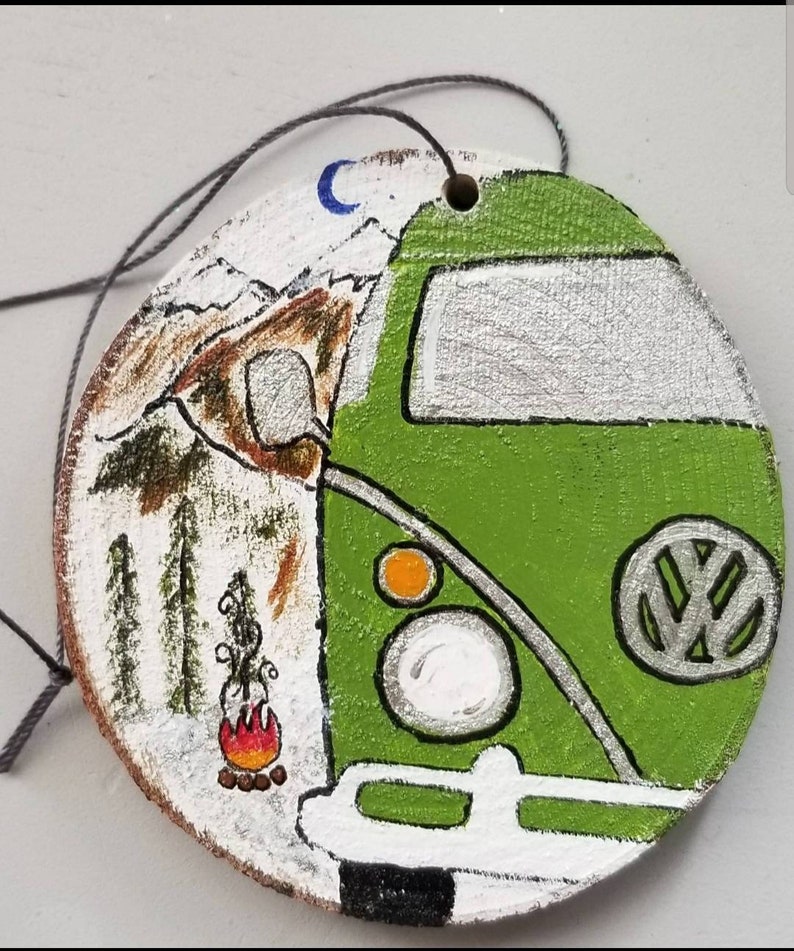VW Volkswagon bus ornament | Etsy