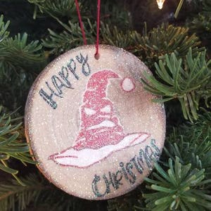 Santa Sorting hat ornament
