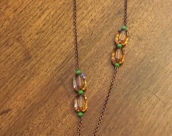Boho Necklace with Dreamcatcher Pendant