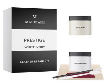 Leather Repair Kit White Ivory - Furniture Sofa Car Seat Couch Chair