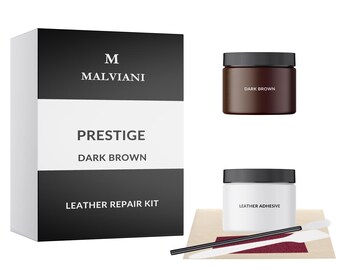 Leather Repair Kit Dark Brown - Furniture Car Seat Couch Chair Sofa