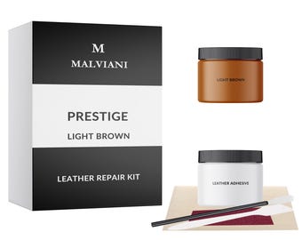 Leather Repair Kit Light Brown - Sofa Furniture Car Seat Couch Chair