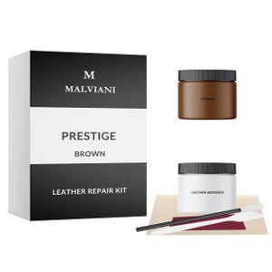 Kit de réparation pour cuir marron - Ameublement, siège auto, canapé, fauteuil