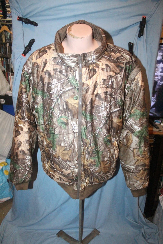 Cabela's Realtree Woodland Camo Hunting Jacket Conver… Gem